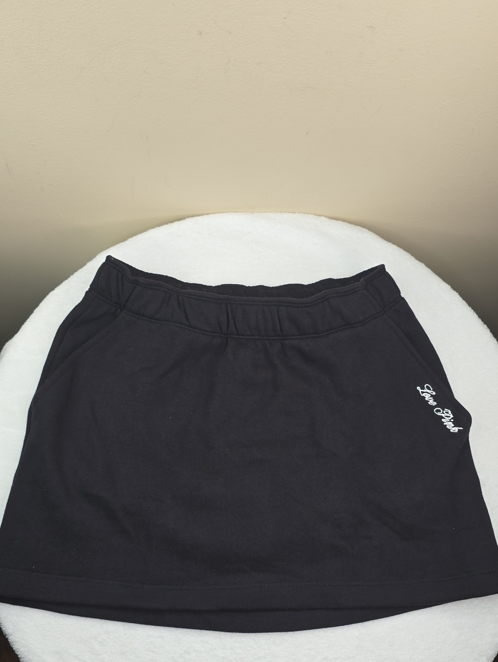 Victoria's Secret Pink Campus Fleece Skort Sz Small - Picture 3 of 6